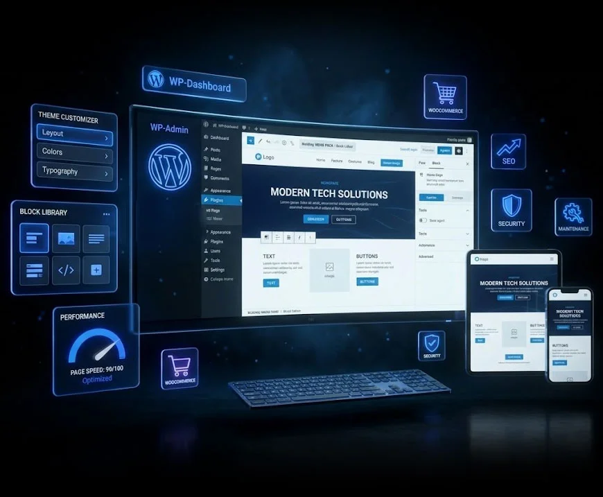 WordPress website development services